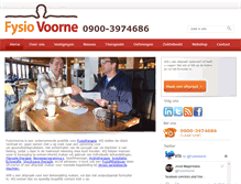Tablet Screenshot of fysiovoorne.nl